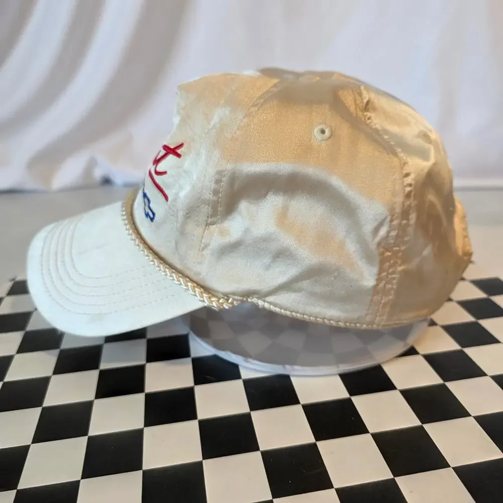Chevrolet Heartbeat of America Satin Rope Snapback Hat Cream GM